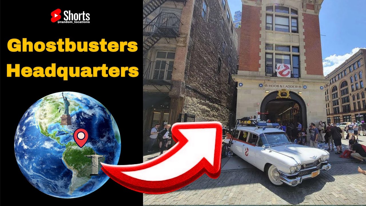 I found Ghostbusters Headquarters on Google Earth #map #earth #yt #googleearth