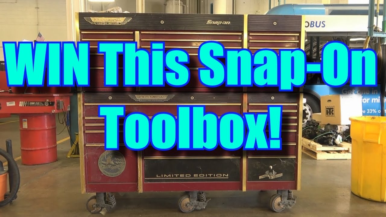 WIN A Fully Restored Snap-On Gold Medal Limited Edition Toolbox!!
