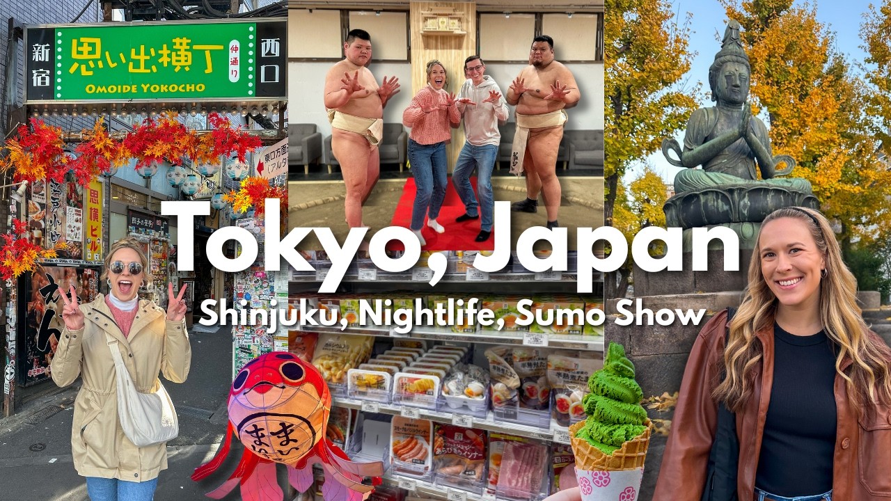 Токио продолжает нас удивлять 😱🇯🇵 Сумо, ночная жизнь, храмы и многое другое!