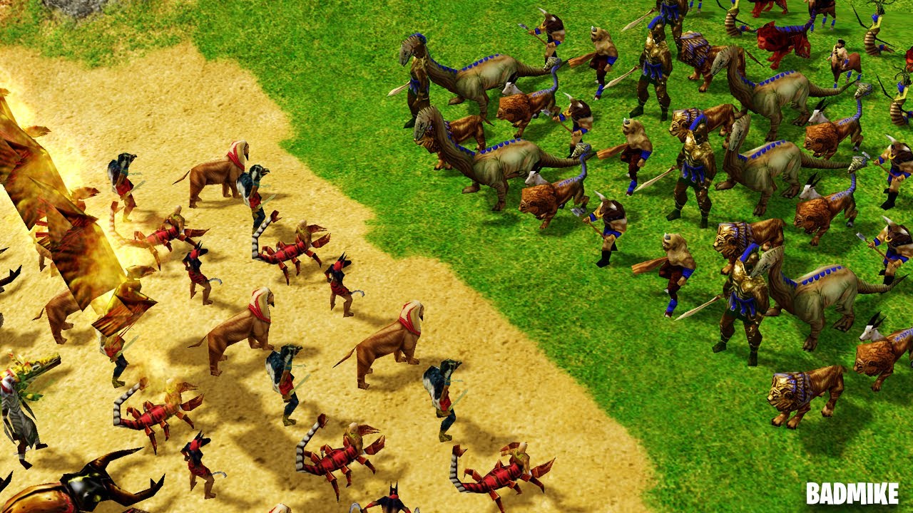 Greek VS Egyptian Mythical Units | Age Of Mythology
