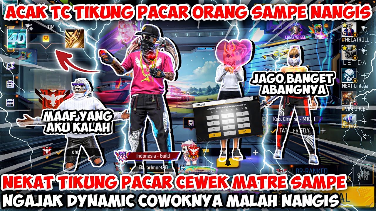 ACAK ACAK TC TIKUNG PACAR CEWEK MATRE NGAJAK DYNAMIC SAMPE COWOKNYA NANGIS DIPUTUSIN LIAT SET SEREM😱