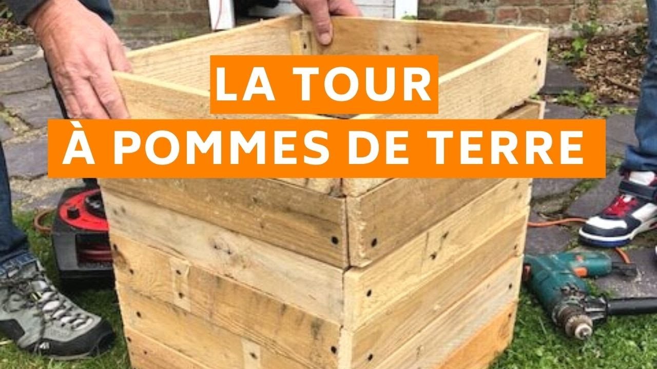 Fabrication d'une tour à pommes de terre (et test !) pour cultiver la patate en hauteur