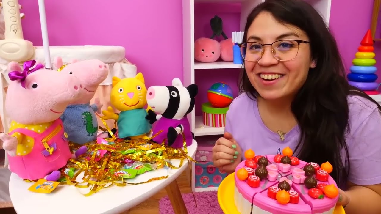 Wendy y Peppa van al médico. Vídeos de juguetes para niños