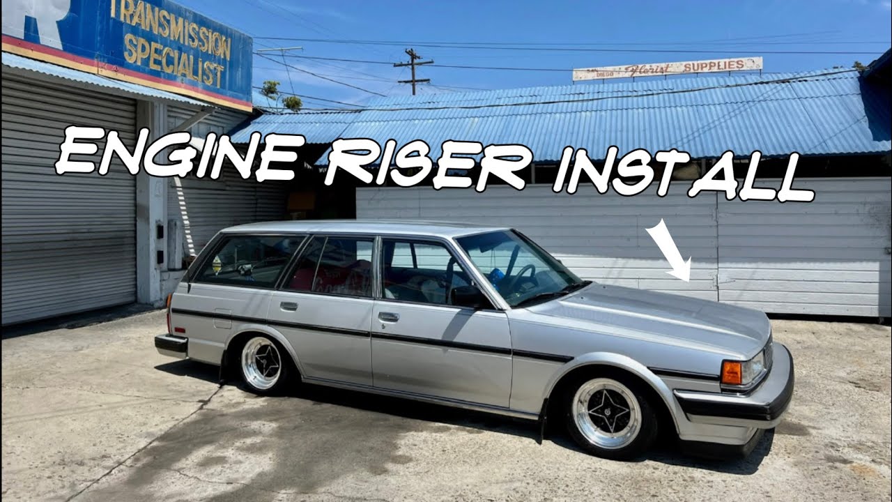 1986 Cressida Wagon 5MGE Rudeboy Specials Engine Riser Установка своими руками Toyota Shakotan Ka...