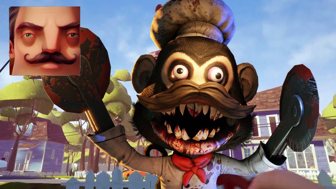 Hello Neighbor - My New Neighbor Chef Monkey (Dark Deception) Act 1 Gameplay Walkthrough