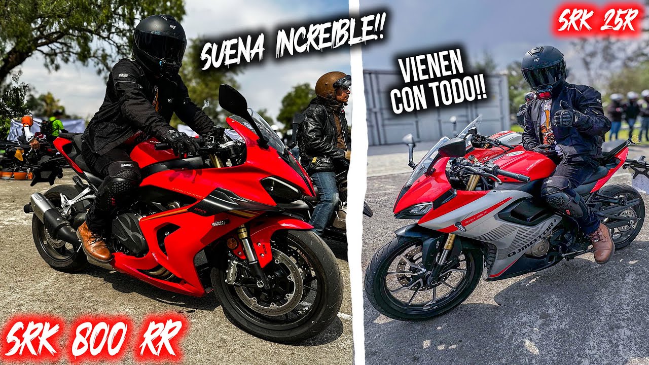 Suena POTENTE!! 😱QJ SRK 800 RR y SRK 25R Challenge Tour Primeras impresiones 🔥