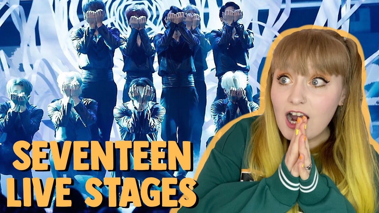 MORE SEVENTEEN! REACTION TO LIVE STAGES 'GETTING CLOSER' + 'FEAR'