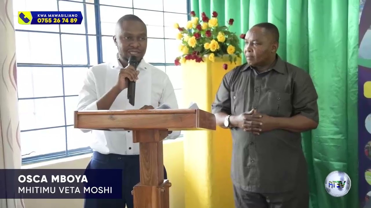 MAHAFALI YA 38 YA CHUO CHA VETA MOSHI - OSCA MBOYA MHITIMU KATIKA CHUO CHA VETA MOSHI.