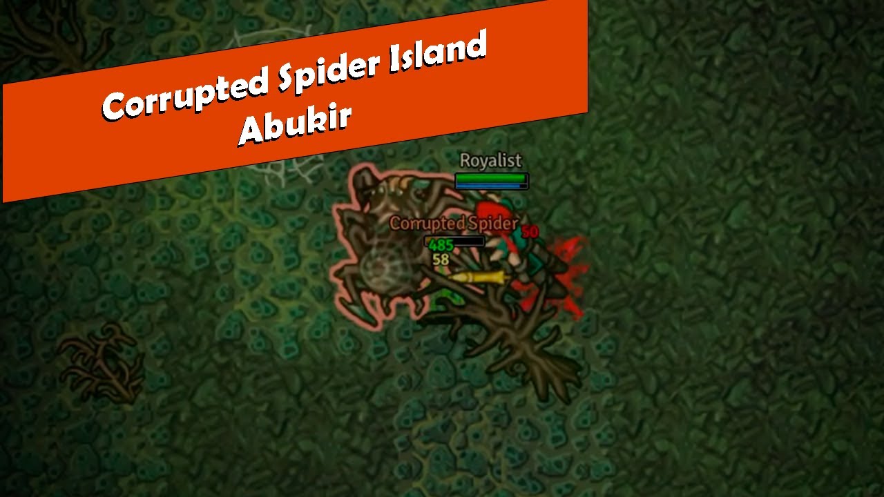 #Medivia - Corrupted Spiders Abukir | Royal Archer | #Profit and Nice xp/h