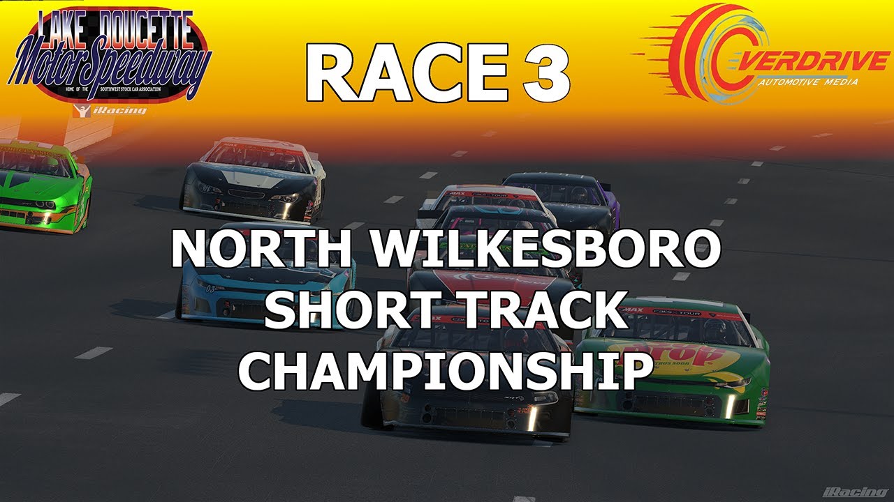 Race 3 | LDMS IRACING LEAGUE| Late Model Stock iRacing LIVE | North Wilkesboro Track Championship