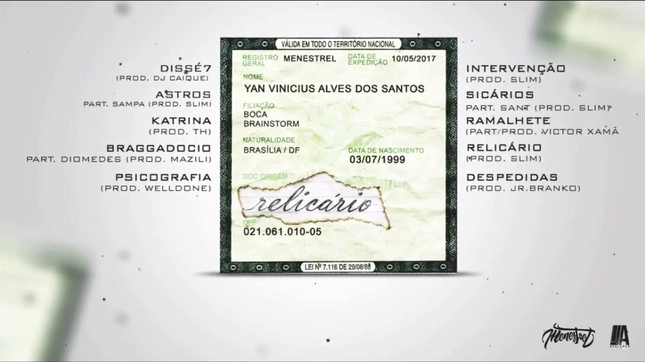 Menestrel - Relic&aacute;rio (CD Relic&aacute;rio)