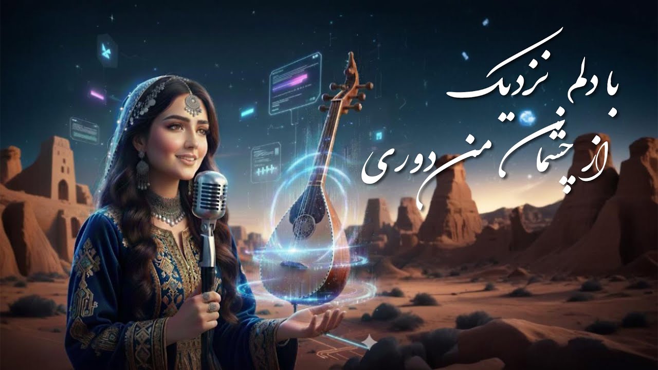 باز خوانی هوش مصنوعی آهنگ با دلم نزدیک و از چشمان من دوری ❤️