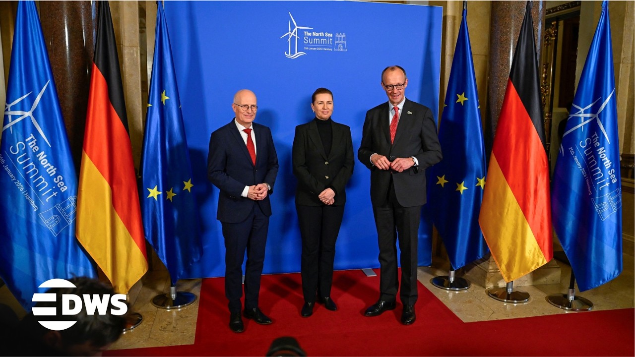 FULL ARRIVAL: German Chancellor Friedrich Merz Hosts North Sea Summit on Energy & Security | AC15