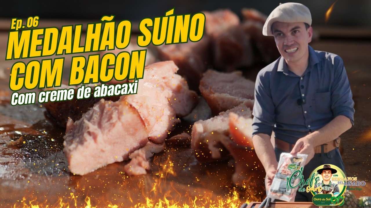 Você Já Provou Medalhão Suíno com Creme de Abacaxi? 🔥🥩