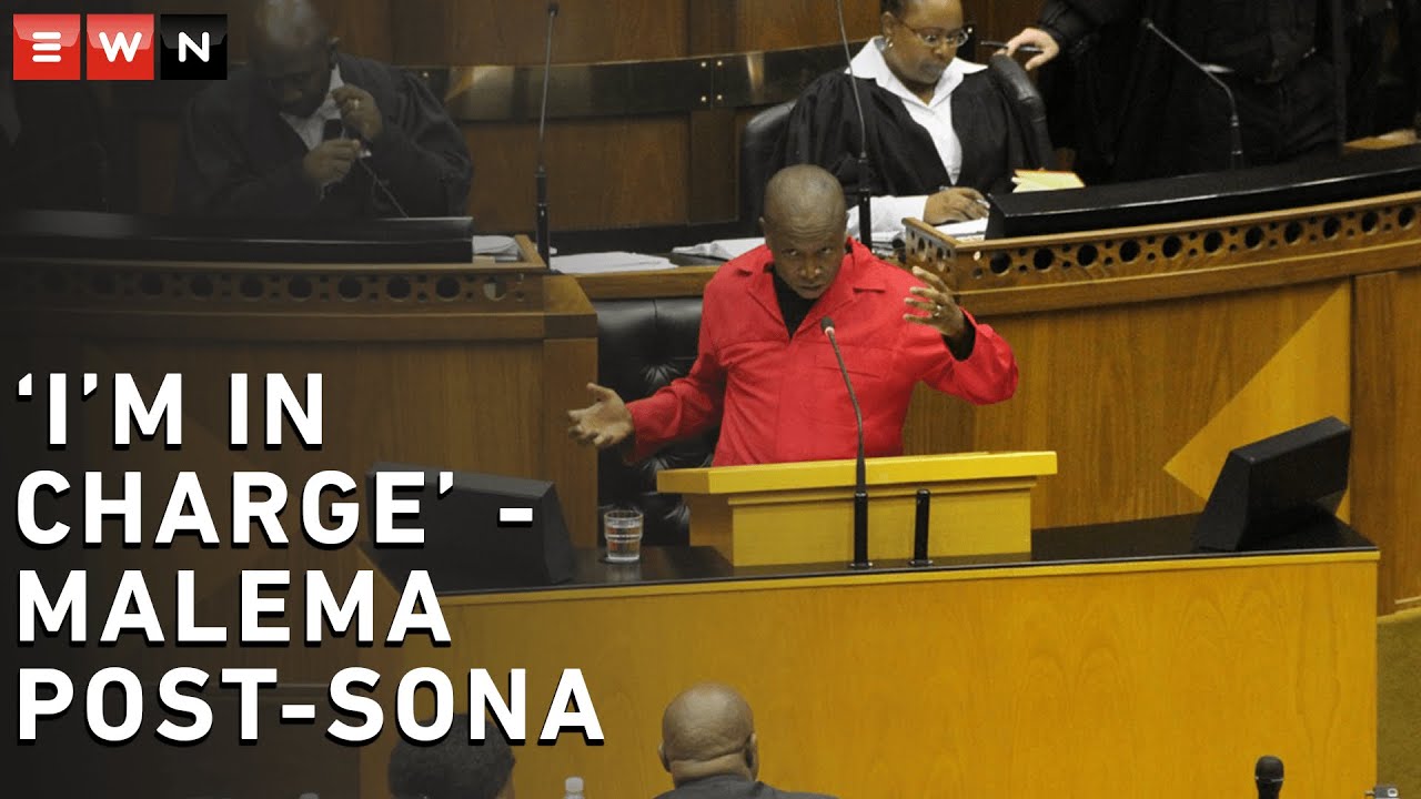 ‘I’m in charge!’ - Malema at post-Sona debate