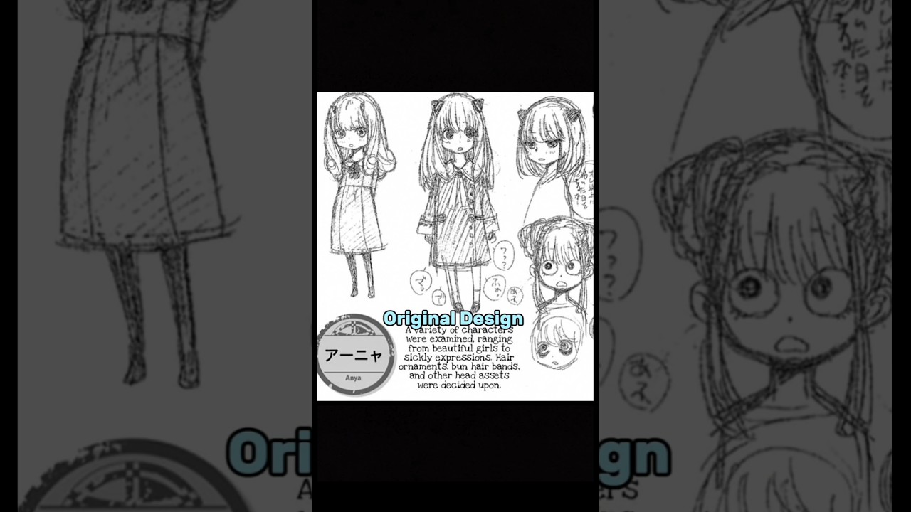 Spy x family original design #spyxfamilyoriginaldesign #anya #spyxfamily #animeedit