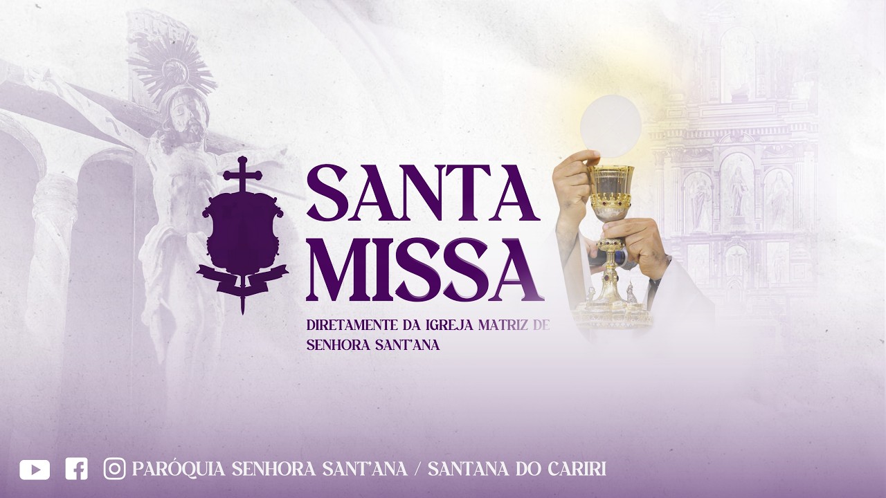 Santa Missa | 1º Domingo da Quaresma (22/02/2026) 19h