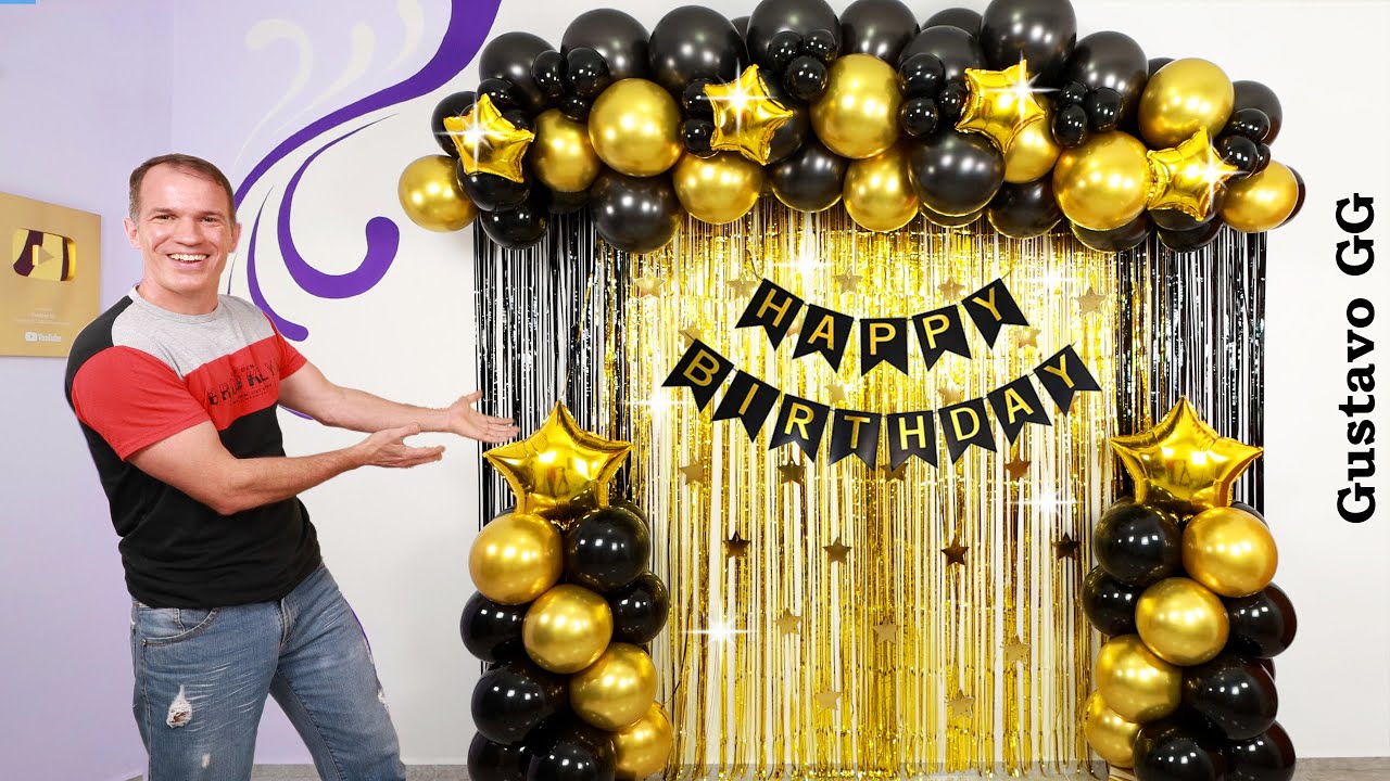 DECORACION CON GLOBOS 🤩✨ (Decoraciones para cumpleaños) Decoracion para graduacion - gustavo gg