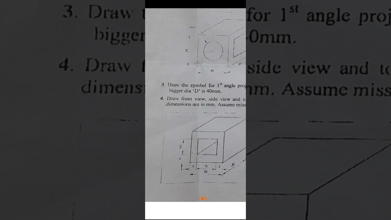 Answer Key Engineering Drawing exam 1 march