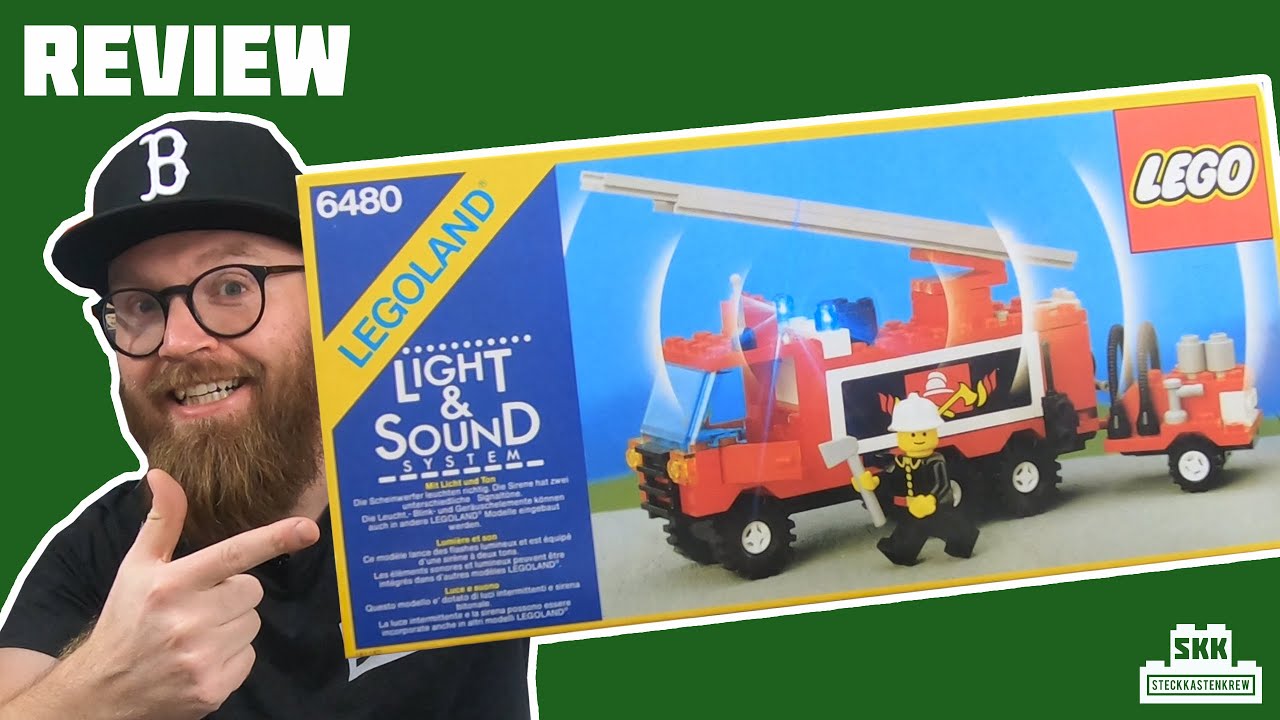 Light & Sound erfreut das Herz: LEGO® 6480 Feuerwehr mit Blaulicht und Sirene [Review]