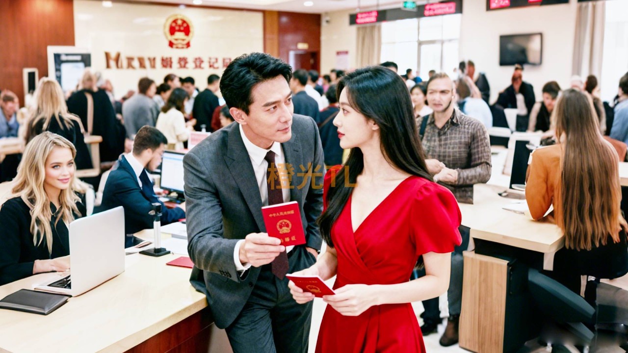 民政局被3個男人放鴿子，她心寒隨便嫁了個大叔，他們笑她是作精，直到半個月後見她穿著婚紗站在首富身邊終於後悔了！#短劇 #甜寵 #瑪麗蘇 #總裁灰姑娘