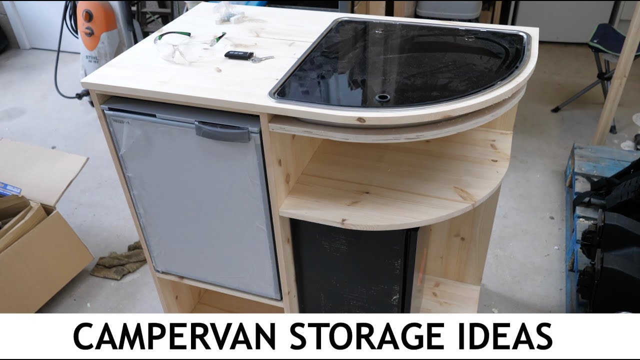 Storage, Cabinets And Glue On My Leg - Mercedes Sprinter Camper Van