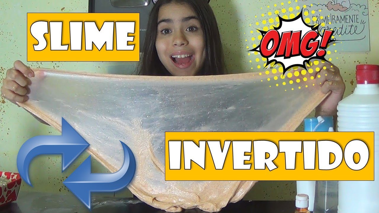 SLIME AO CONTR&Aacute;RIO COM A M&Atilde;O INVERTIDA / DICAS DA NINI