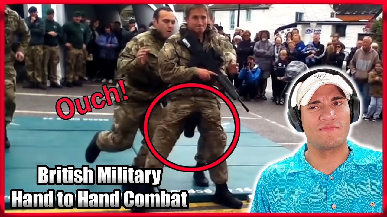 US Marine reacts to British Military Hand-to-Hand Combat