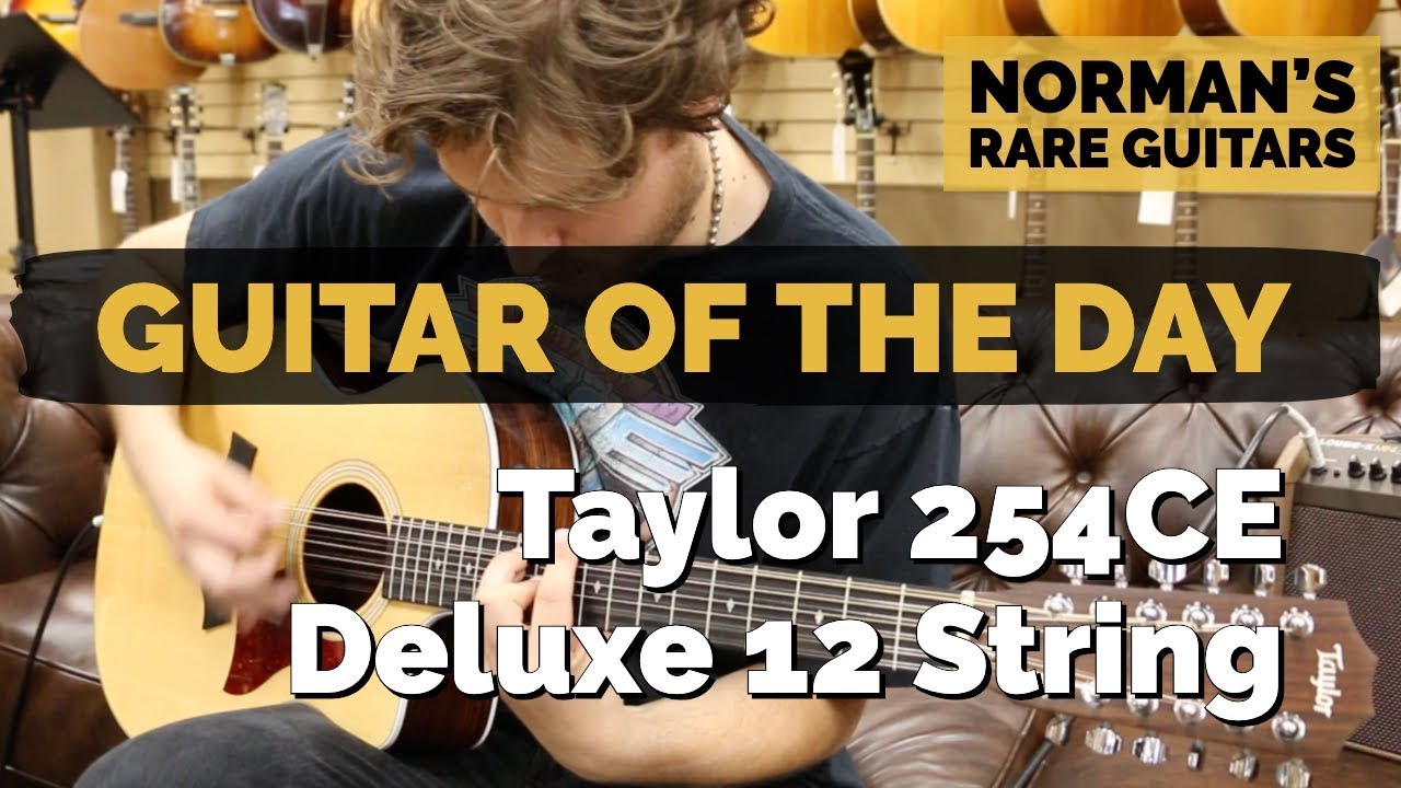 Guitar of the Day: Taylor 254CE Deluxe 12 String | Norman's Rare Guitars
