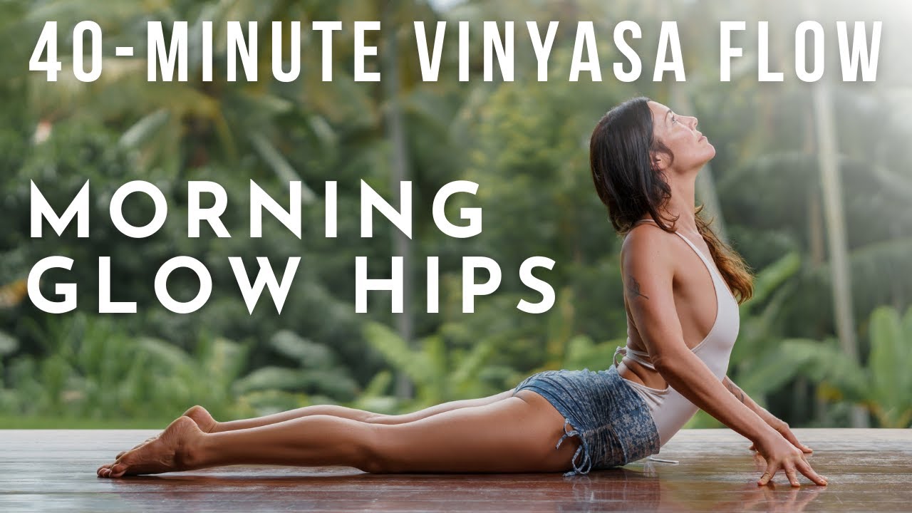 40-Minute Vinyasa Flow: Morning Glow Hips | Meghan Currie Yoga 🌶🌶