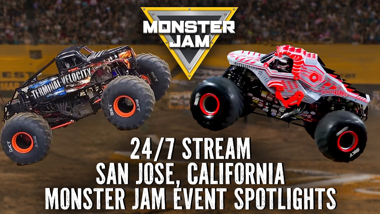 🔴 24/7 Stream: Monster Jam Live Events From San Jose, CA | Monster Jam