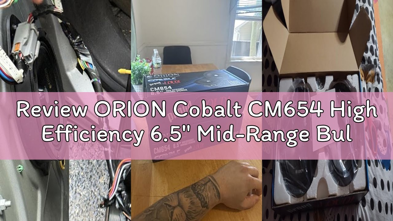 Review ORION Cobalt CM654 High Efficiency 6.5