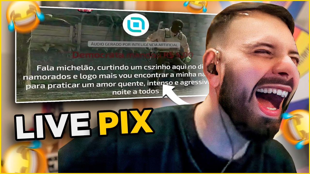 QUANDO O MICHEL ATIVA O LIVE PIX 🤣