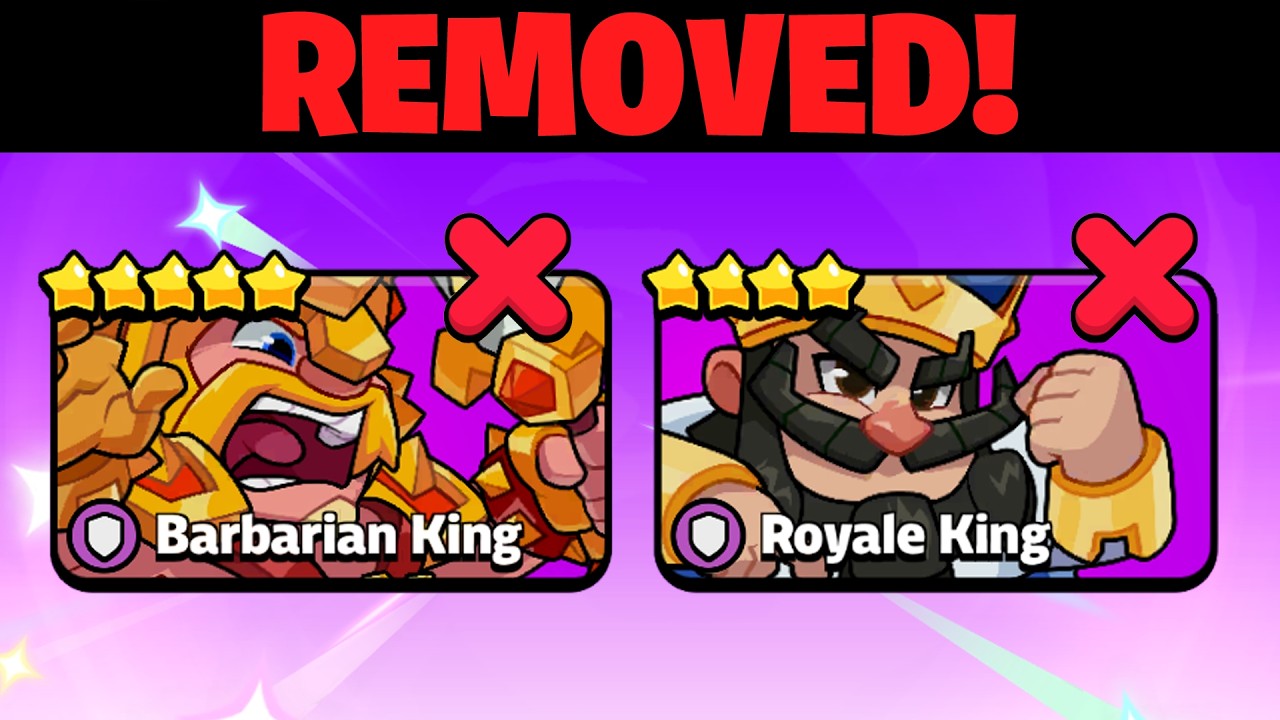 Barbarian King AND Royal King REMOVED From Squad Busters!