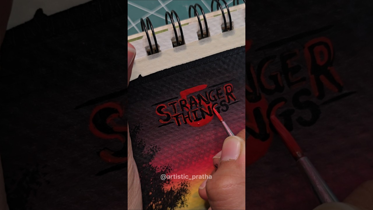 Stranger Things Season 5 ❤️&zwj;🔥💥 #strangerthings #viral #strangerthings5 #art