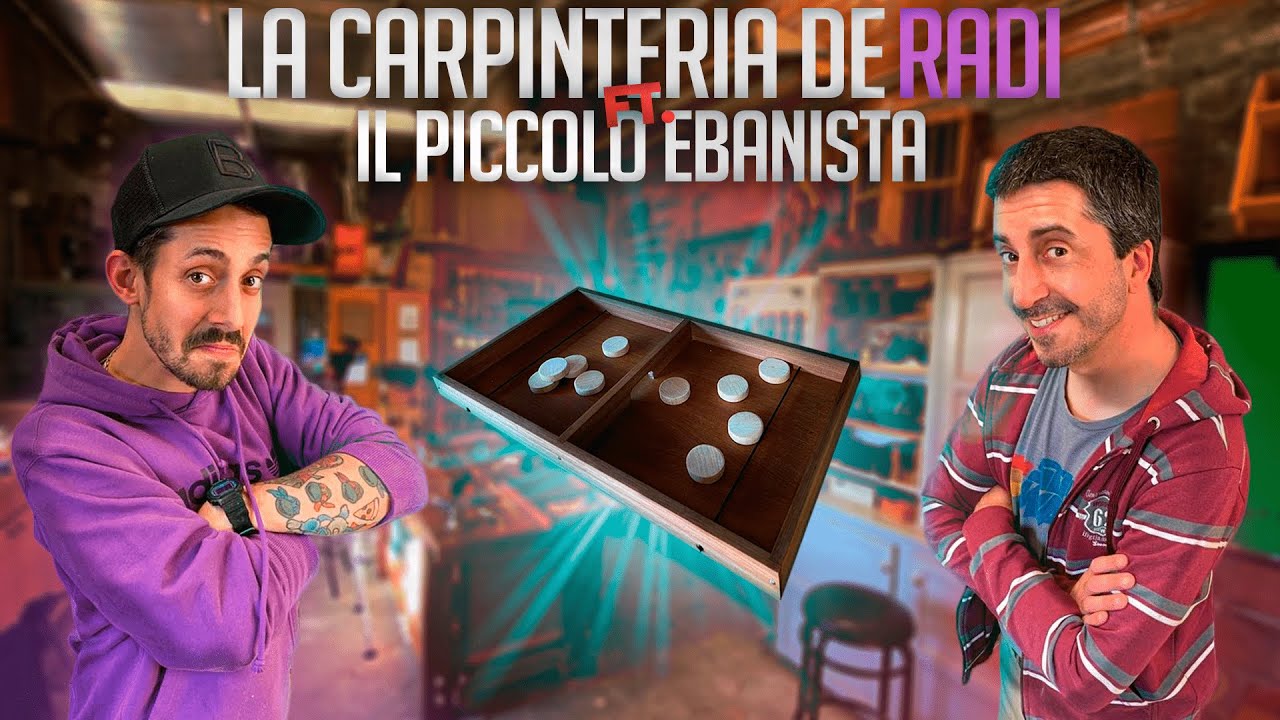 HOCKEY DE MESA MUY DIVERTIDO Y FACIL - Ft. Il Piccolo Ebanista
