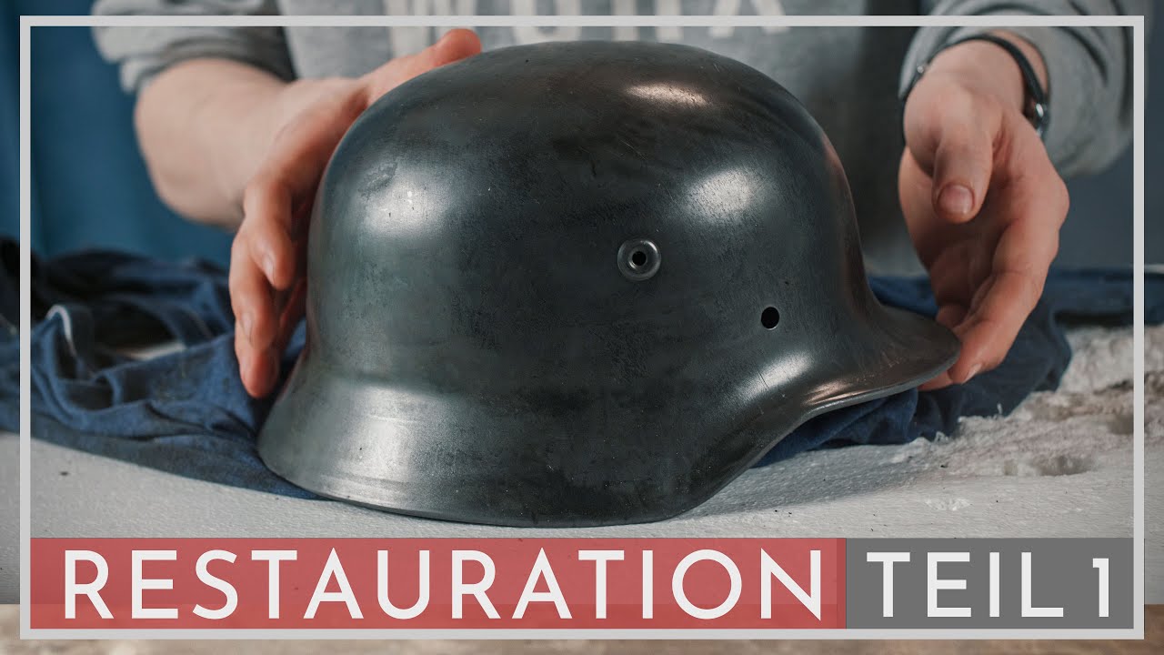 Wehrmacht Stahlhelm Restauration TEIL 1 | Helmauswahl & Entlacken [TUTORIAL]