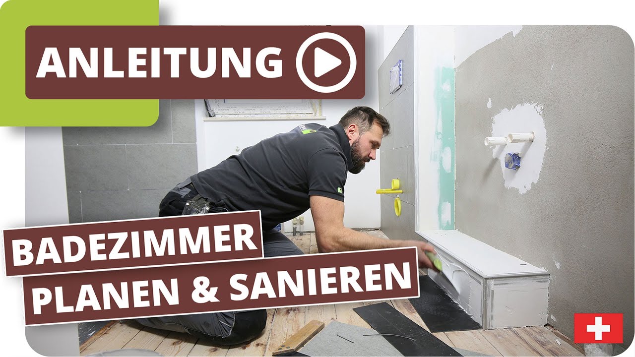 Badezimmer planen & sanieren - Klebevinyl in der Dusche