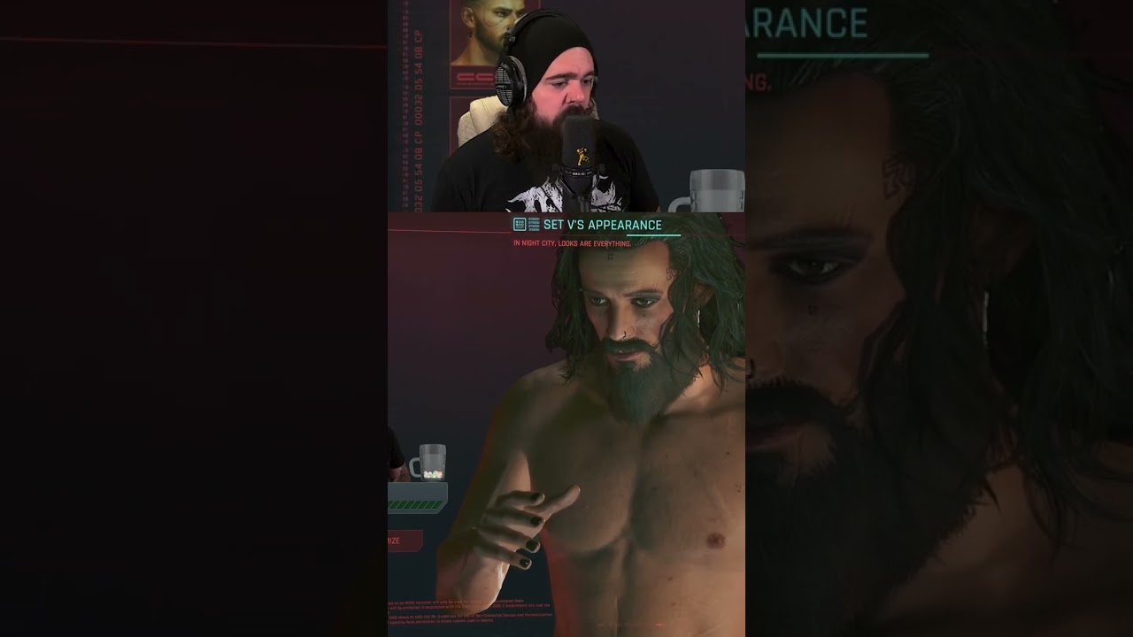Character creation is wild in this game!! 😅🤪 #cyberpunk2077 #cyberpunk #lol