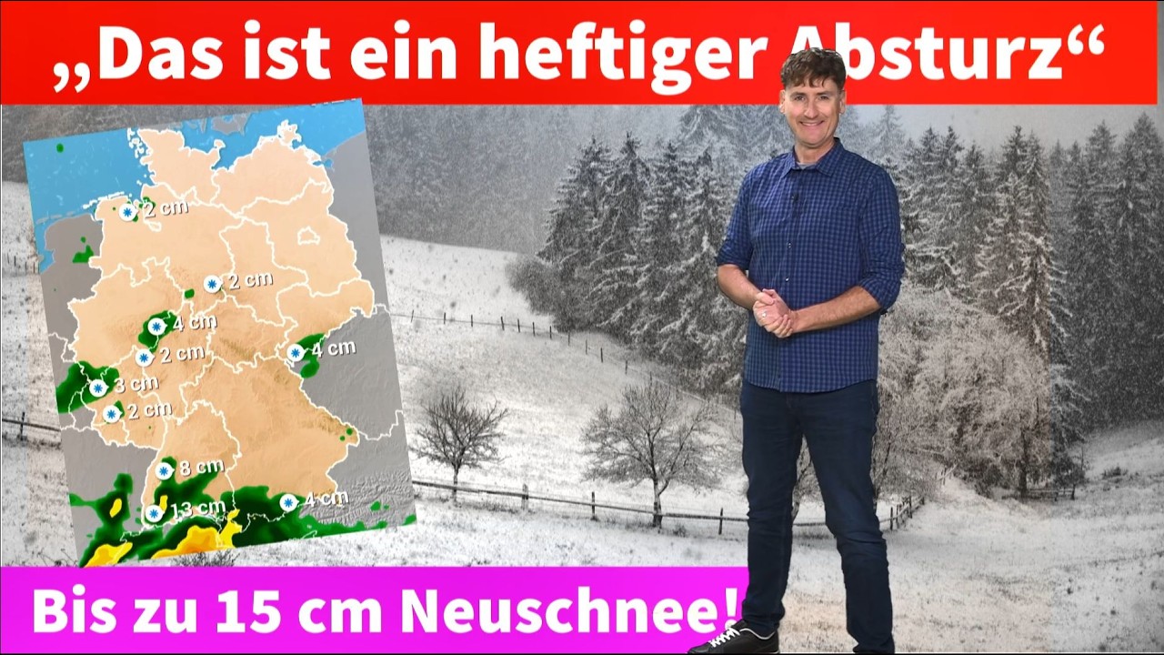 Wettersturz! Der Frühling schmiert komplett ab – bis 15 cm Neuschnee! Aber neues Hoch kommt!