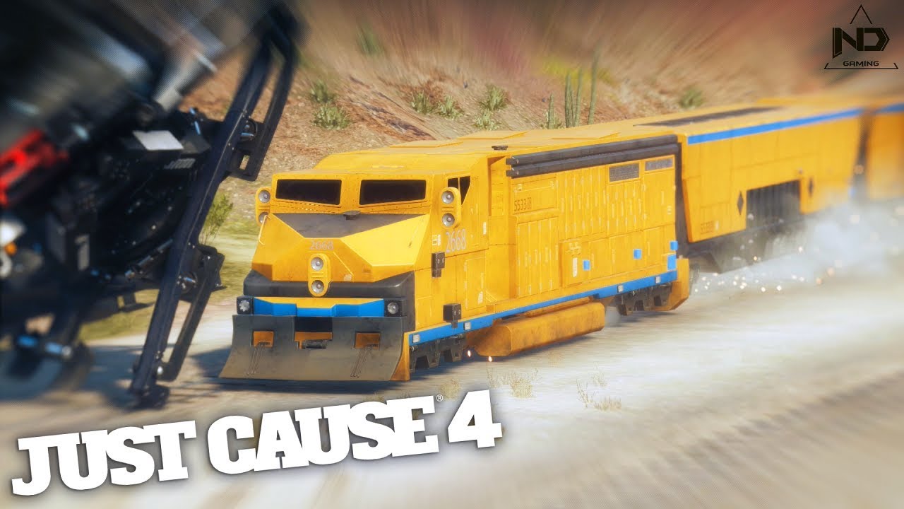 Just Cause 4 #82 - Thử Dùng Tất Cả Phương Tiện Chặn Tàu Lửa