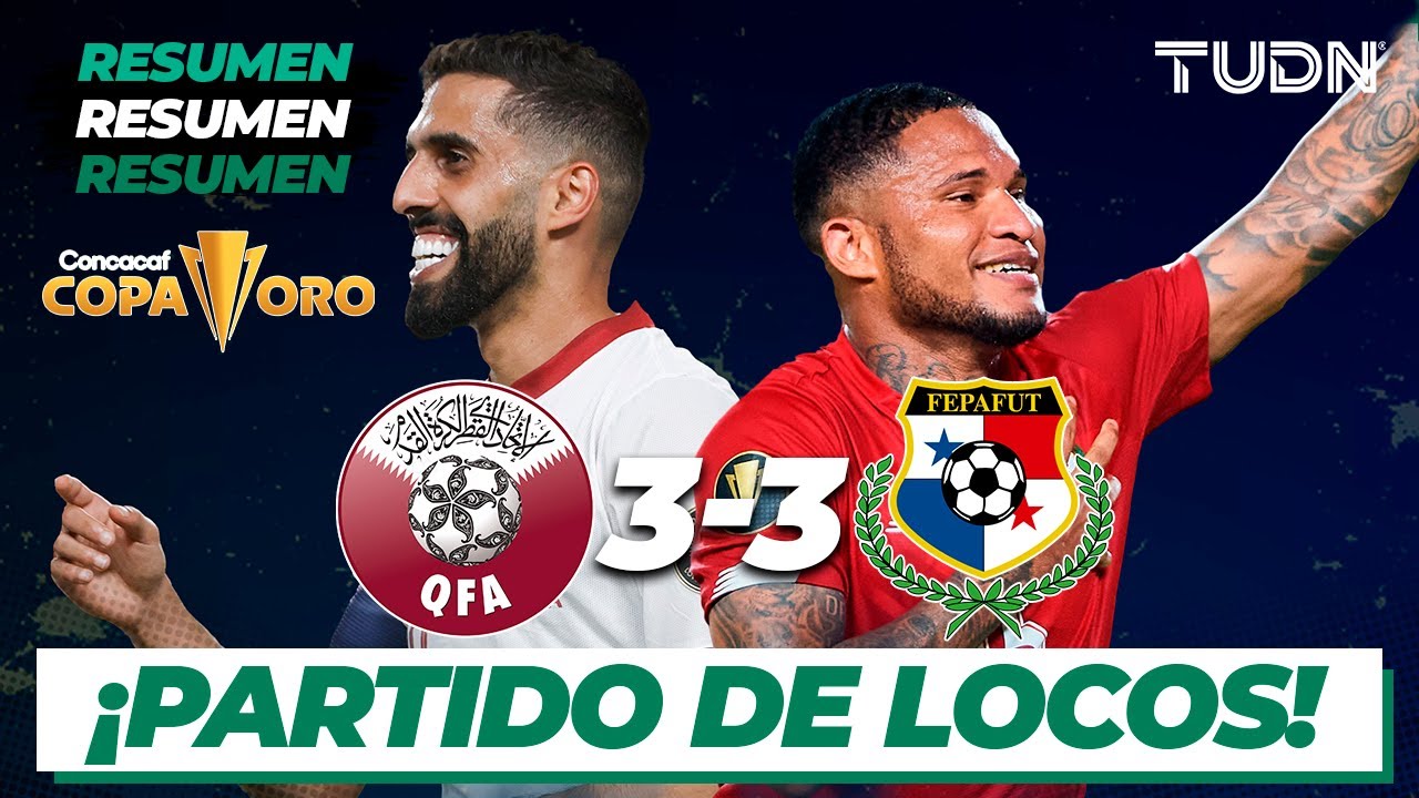 Resumen y goles | Qatar 3-3 Panamá | Copa Oro 2021 | Grupo D | TUDN