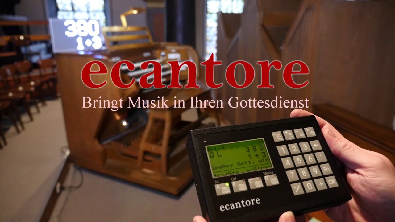 ecantore Selbstspieleinrichtung für Orgeln