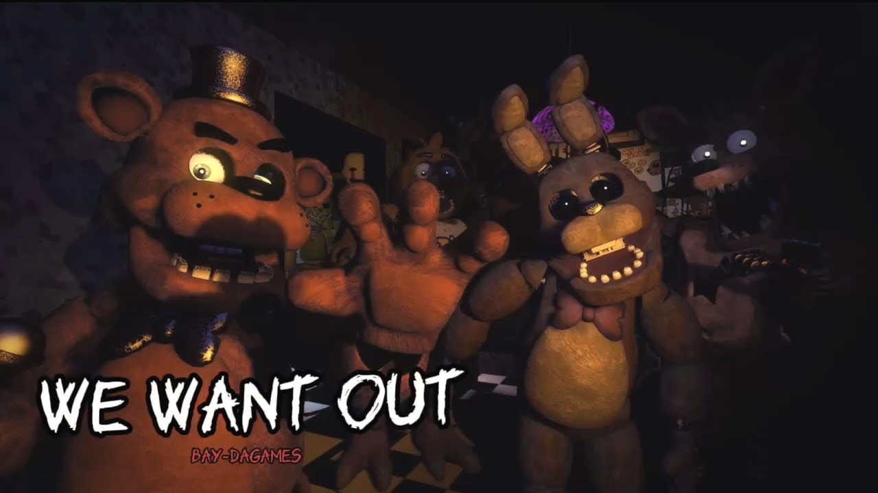 FNAF/GMOD we want out-@dagamesoriginal song  