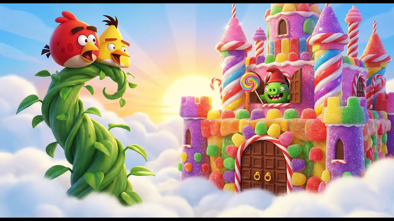 Angry Birds Egg Defender | King Pig’s Magic Cloud Castle Trap 🐷☁️