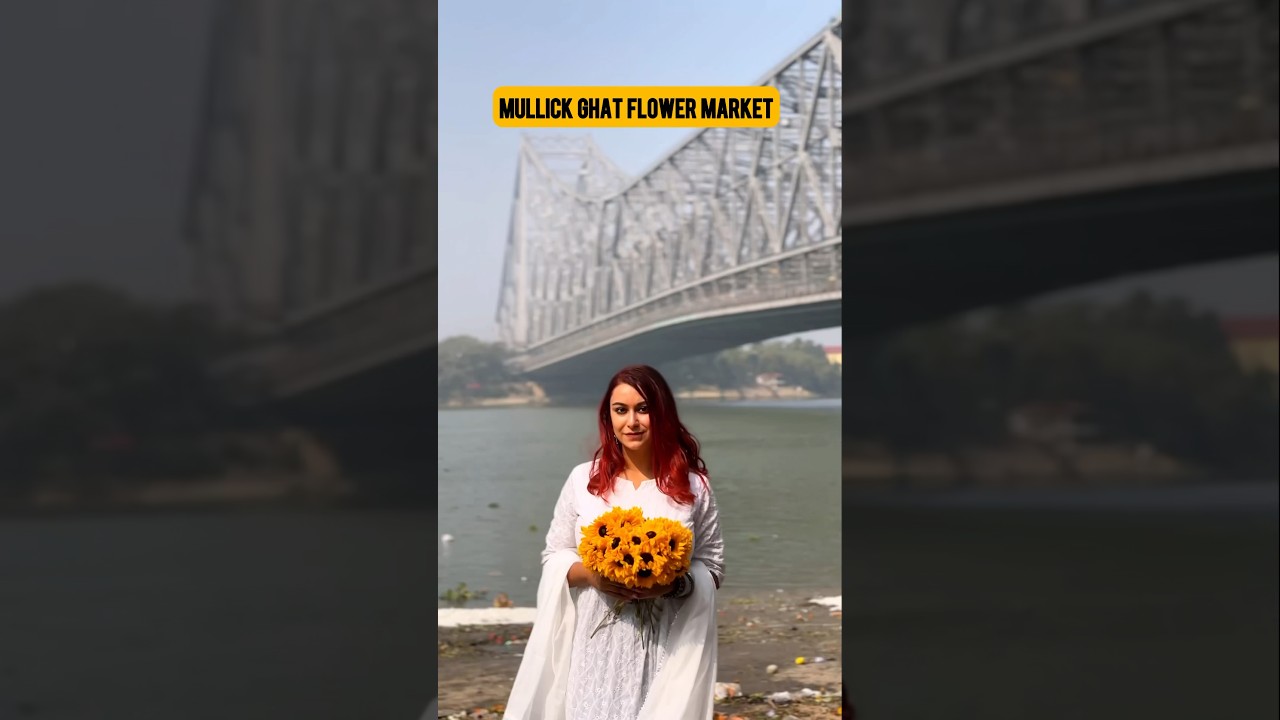 #flowermarket in #kolkata #kolkatadiaries #kolkatablogger #howrahbridge #westbengaltourism