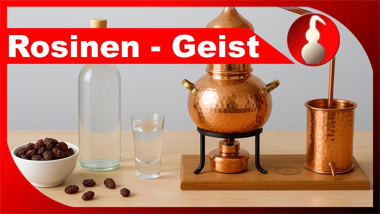 Rosinen-Geist - Schnaps aus Trockenfrüchten - Schnaps brennen als Hobby - diSTILLed