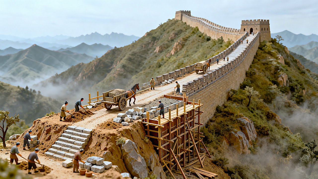 2,000+ Years of History in Miniature: The Great Wall of China Built Brick by Brick