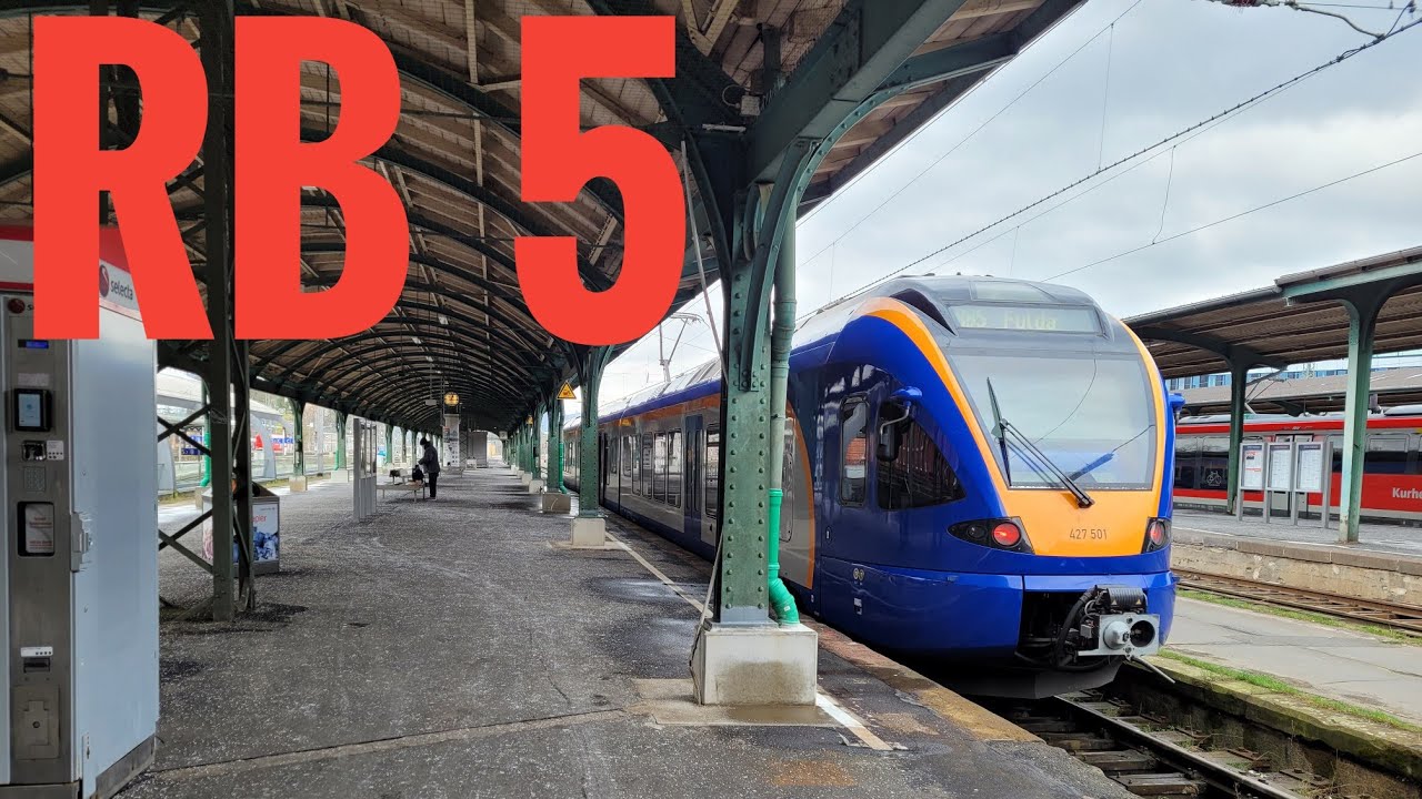 Mitfahrt RB5 Von Kassel Hauptbahnhof Bis Fulda