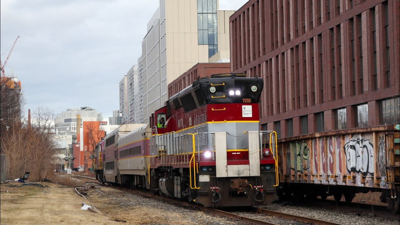 January 2026 MBTA and Amtrak equipment moves on the grand junction running track.